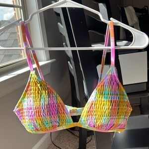 Colorful Patterned Bikini Top